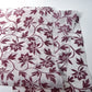 Vintage Hemp Kimono Fabric with Clematis Motif