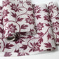 Vintage Hemp Kimono Fabric with Clematis Motif