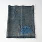 Vintage Japanese indigo cotton boro fragment, originally a part of futon cover.
