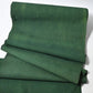 Vintage Japanese dead stock indigo green futon cover fabric bolt from early to mid 20th C, sold by the metre.