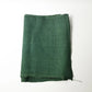 Vintage Japanese indigo green Kaya cotton piece from the mid-20th century.