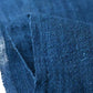 Vintage Japanese indigo open weave Kaya mosquito net cotton panel, beautiful texture.