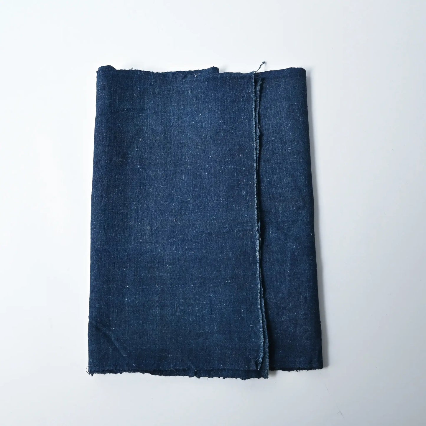 Vintage Japanese plain  indigo cotton futon cover panel.