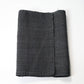 Vintage indigo stripe hemp piece from undone kimono.