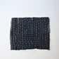 Vintage Japanese indigo Zokin cleaning cloth made from old recycled pieces with hand sashiko stitching.