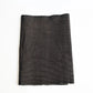 Vintage Japanese indigo woven cotton piece with khaki brown pinstripes from the mid-20th century.
