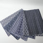 Set of 6 vintage Japanese men's geometric summer casual kimono 'yukata' cotton fabric pieces.