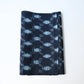 Vintage Japanese indigo Bingo kasuri cotton piece, originally a kimono.