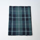 Vintage Japanese indigo check cotton from futon cover.
