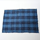 Full view of vintage Japanese indigo check cotton from a futon cover.