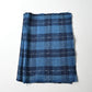 Vintage Japanese indigo check cotton from a futon cover.