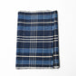 Vintage Japanese indigo check cotton piece, a panel from a futon cover.