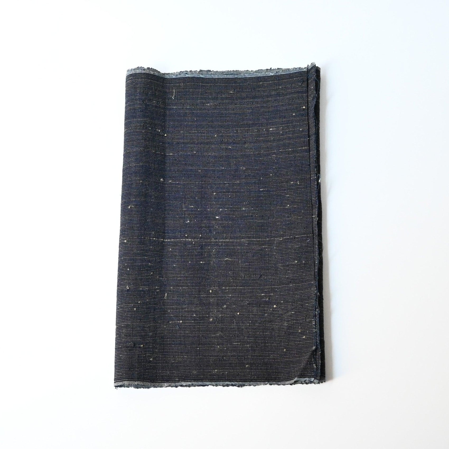 Vintage Japanese indigo pinstripe cotton with beautiful texture.