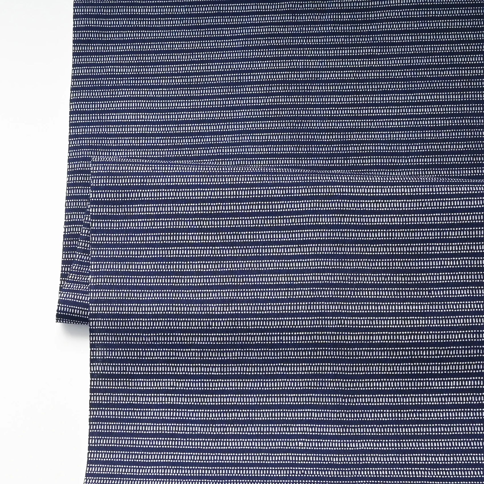 Vintage Japanese geometric yukata cotton fabric sold by the metre.