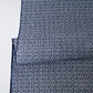 Vintage yukata cotton fabric with geometric motif.