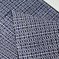 Close-up view of vintage Japanese geometric yukata cotton fabric sold by the metre.