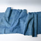Full view of vintage Japanese  light indigo cotton, originally used as a kimono lining.