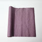 Vintage lilac tsumugi silk kimono fabric roll with textured slubs.
