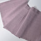 Full view of vintage Japanese slub textured tsumugi silk kimono fabric piece in dusty mauve tone.