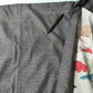 Stained part of vintage Japanese men's silk haori with rare hand-painted Shunga on the lining.
