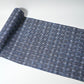 Vintage men's yukata cotton fabric with geometric pattern, sold by the metre.