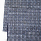 Vintage men's yukata cotton fabric with geometric pattern, sold by the metre.