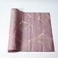 Vintage tsumugi silk kimono fabric in muted mauve tone with a large-scale asanoha motif.