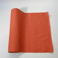 Vintage hand-spun tsumugi silk kimono fabric naturally dyed with safflower, sold by the metre.