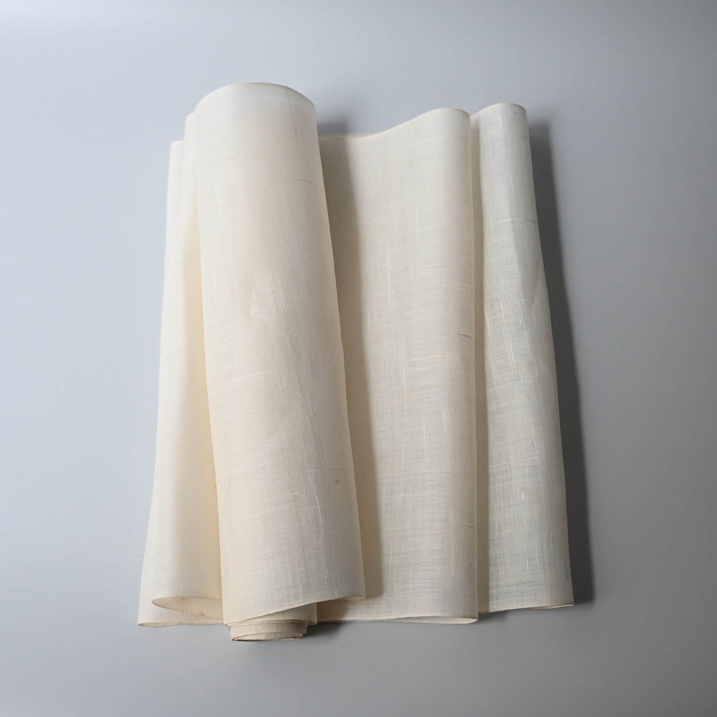 Vintage Japanese undyed natural hemp kimono fabric, approx. 5m.