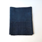 Vintage Japanese plain deep  indigo cotton futon cover panel with patches.