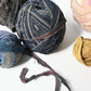 Detailed view of vintage sakiori weaving yarn ball collection, stripped recycled old kimono fabrics, rare find.