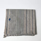 Vintage stripe cotton furoshiki in soft grey tone, with some mended patches with indigo cottons.