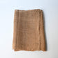 Vintage collectable bashofu banana fibre textile, natural brown stripe.