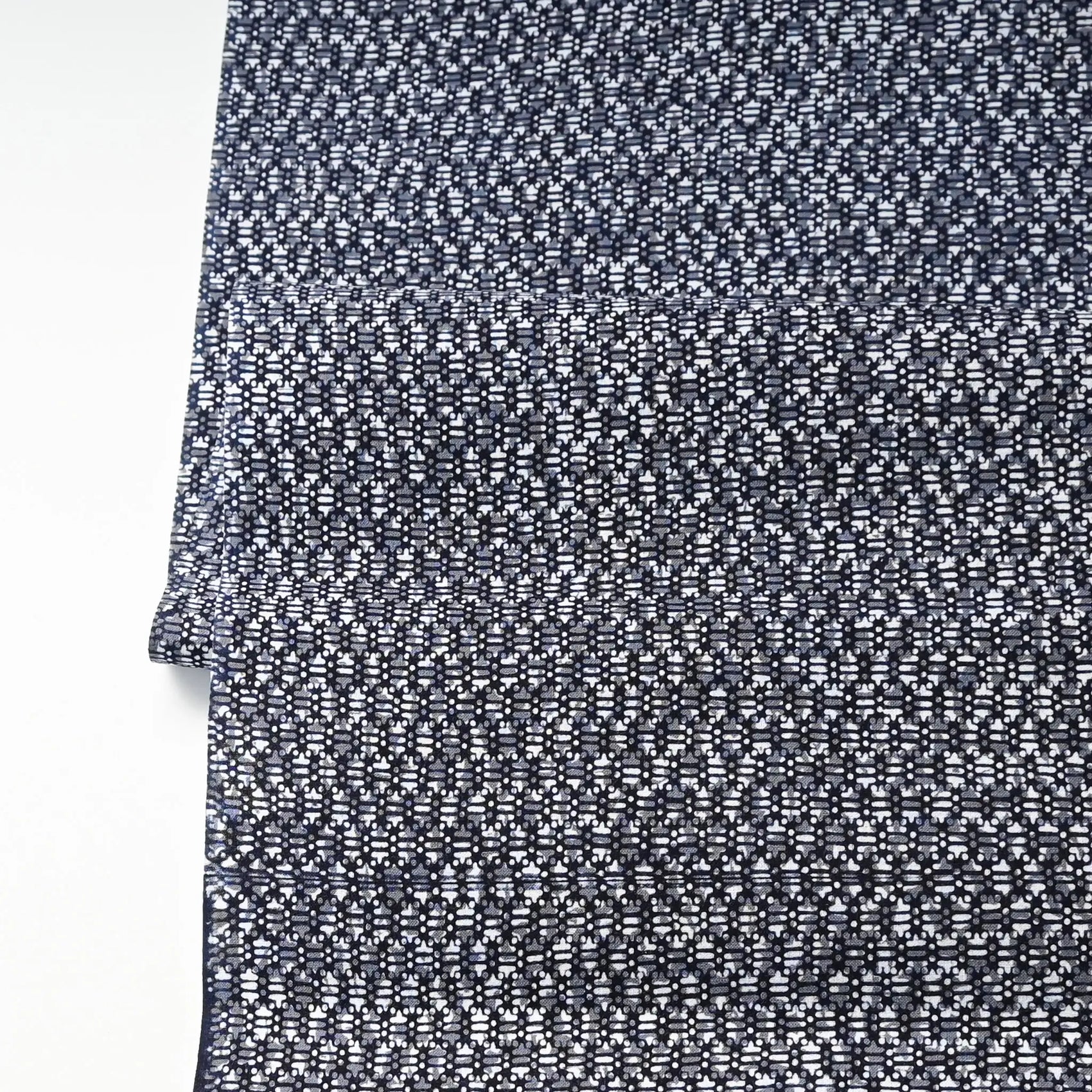 Vintage traditional Japanese yukata cotton fabric sold by the metre.