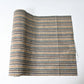 Vintage tsumugi cotton bolt, stripe in natural tone, for women's casual kimono.