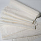 Vintage undyed textured stripe silk kimono fabric sold by the metre.